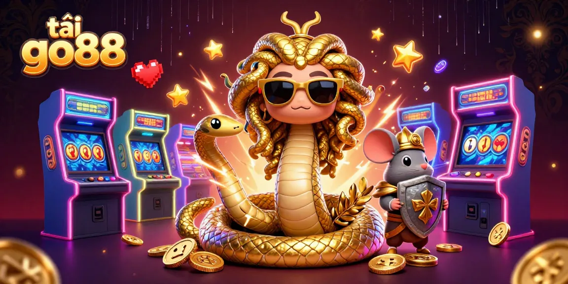 Play and win with tải go88 in this vibrant 3D casino-themed illustration packed with gaming excitement.
