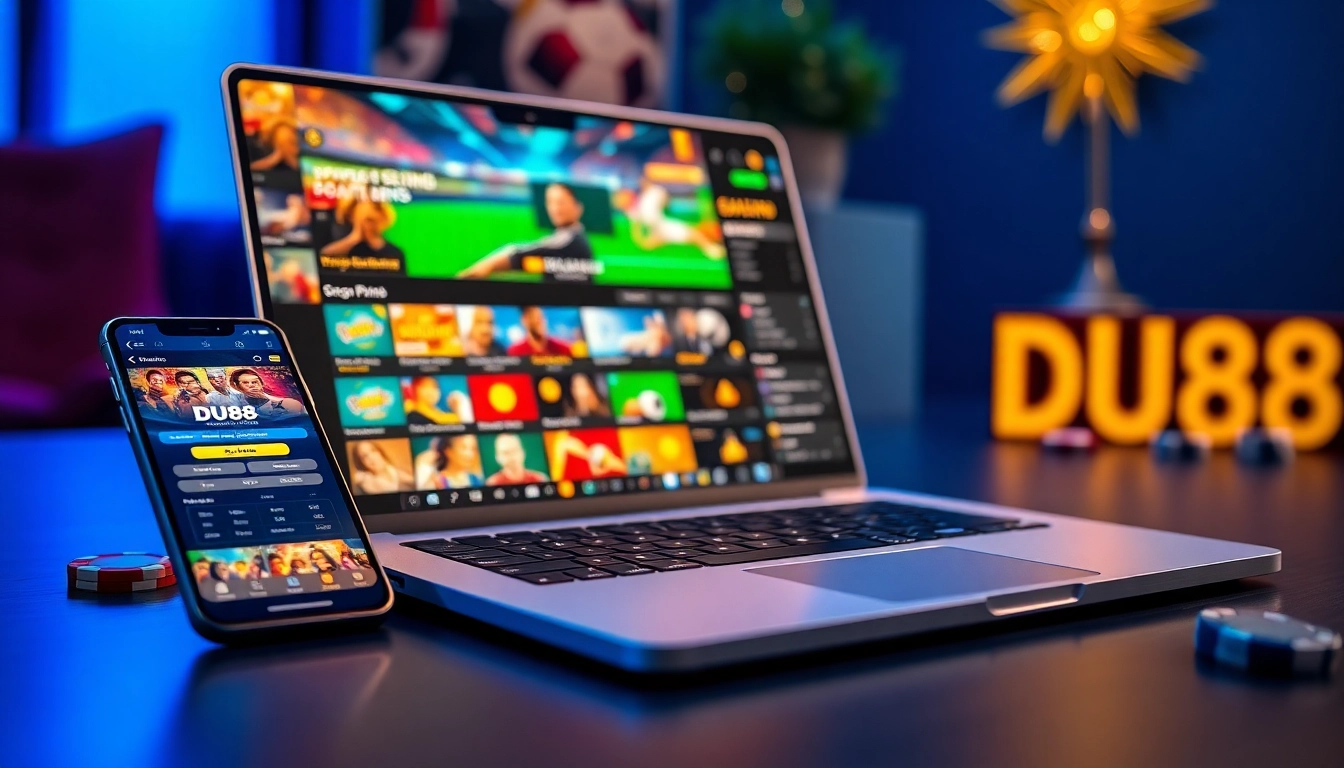 Experience online sports betting at https://du88.cx/ with a modern casino interface and exciting game visuals.