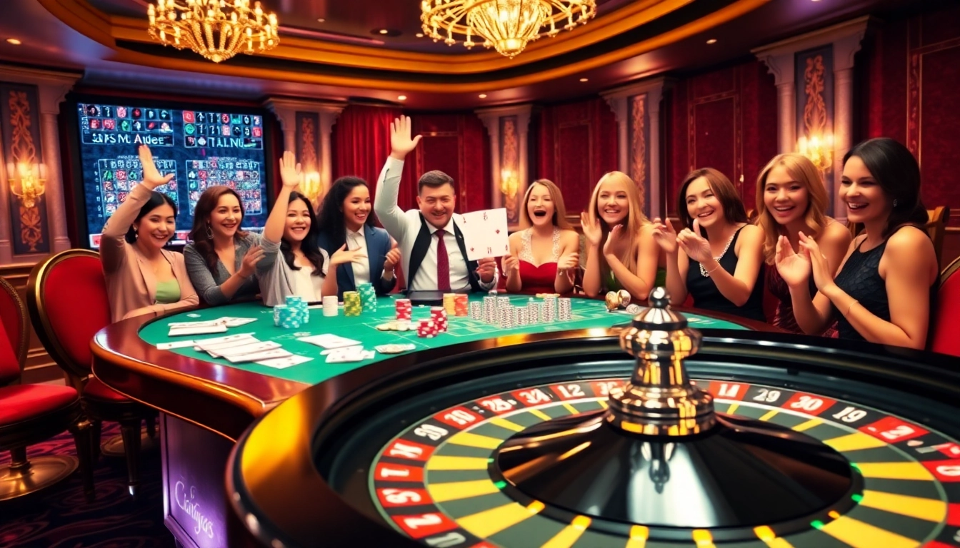 Experience thrilling gaming action at https://lucky88s.fit/ with vibrant table games and joyful players.