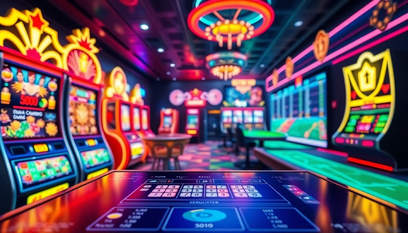 Experience the thrilling online casino environment of 58ee, showcasing vibrant slots and poker games with a secure interface.