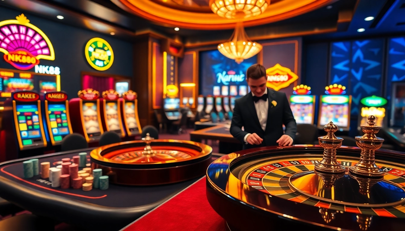 Experience winning excitement at NK88 with engaging casino games and vibrant atmosphere.