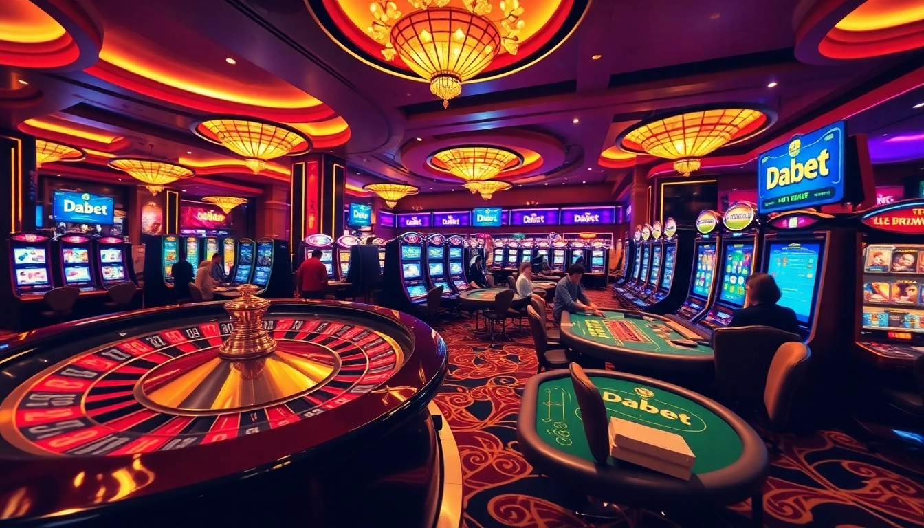 Experience the thrill of the app dabet with vibrant casino games and lively players in action.