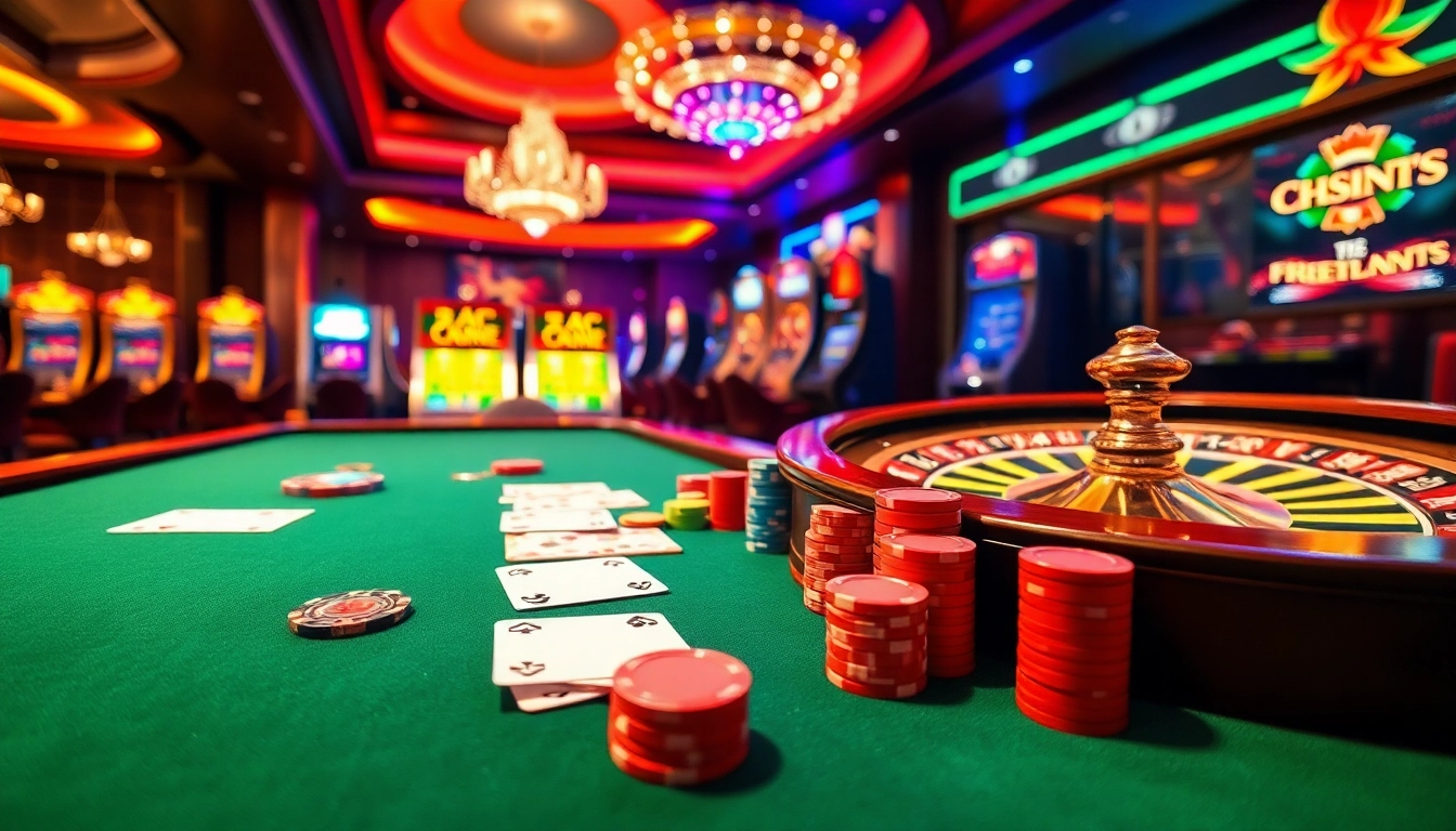 Experience the excitement of https://33win.free/ with vibrant casino tables showcasing thrilling poker games.