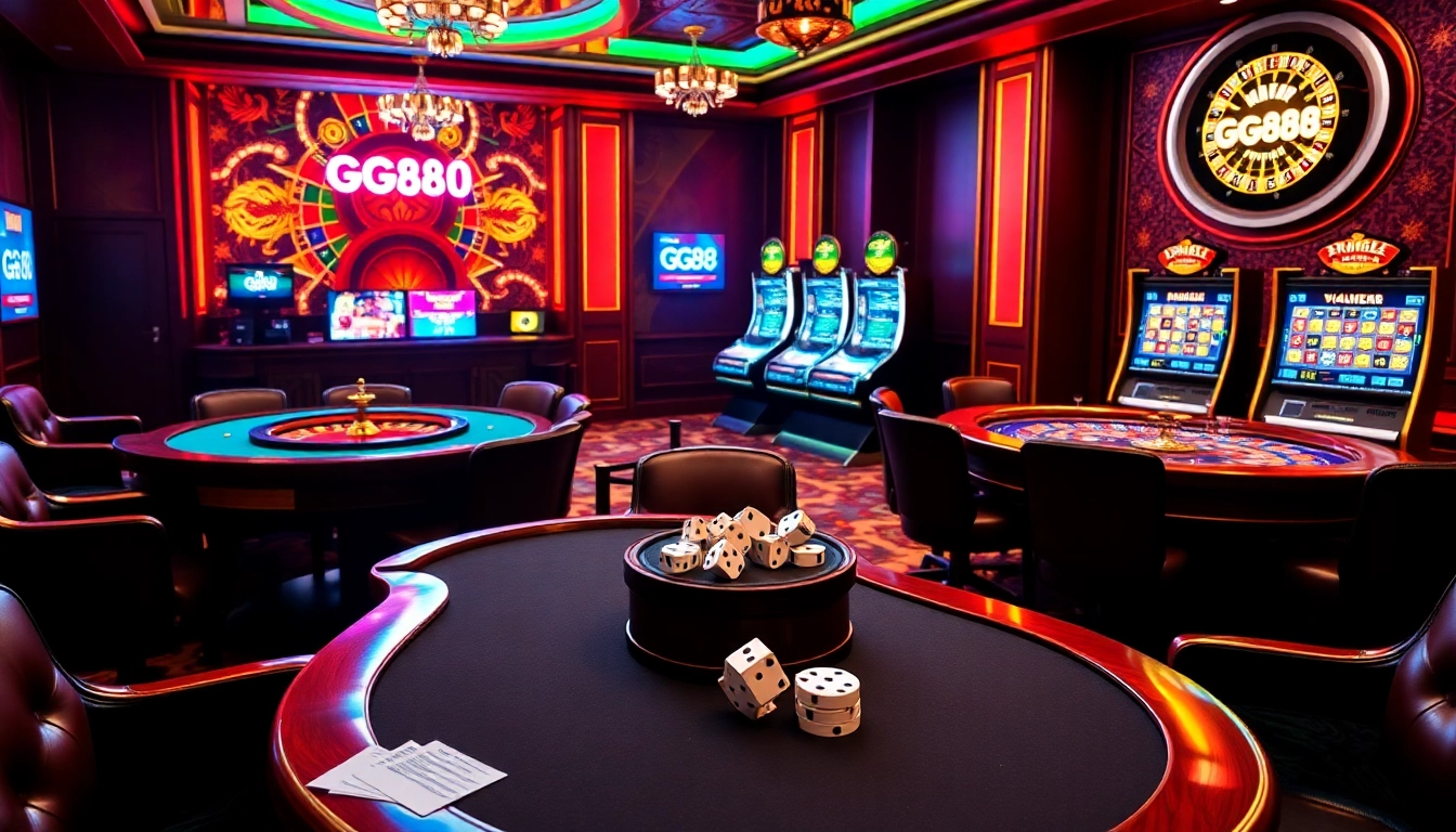 Experience thrilling games at https://gg88.work/ with poker tables, roulette wheels, and vibrant slot machines.