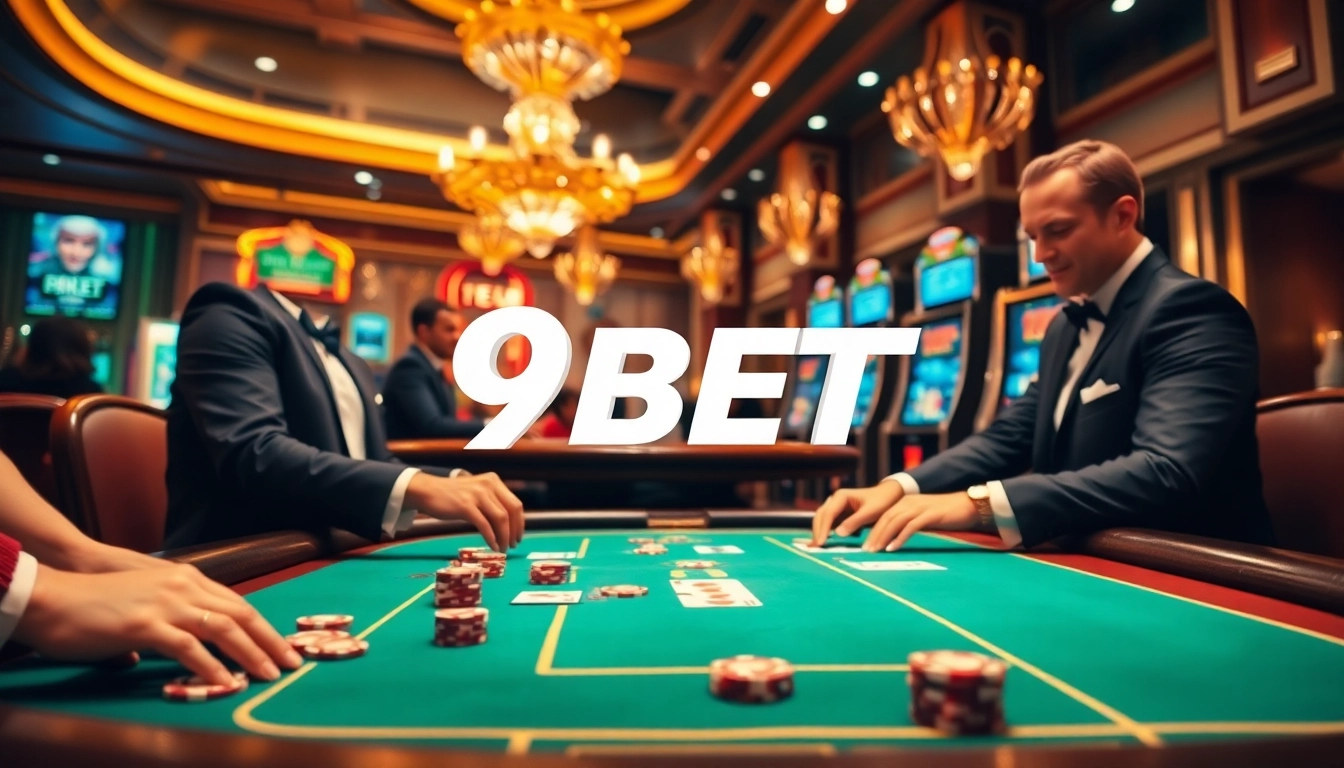 Experience the thrill of winning at 9BET with luxurious casino games.