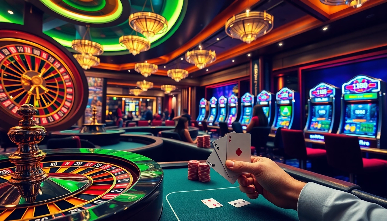 Experience the thrilling atmosphere of iq88 with vibrant casino games and stunning visuals.