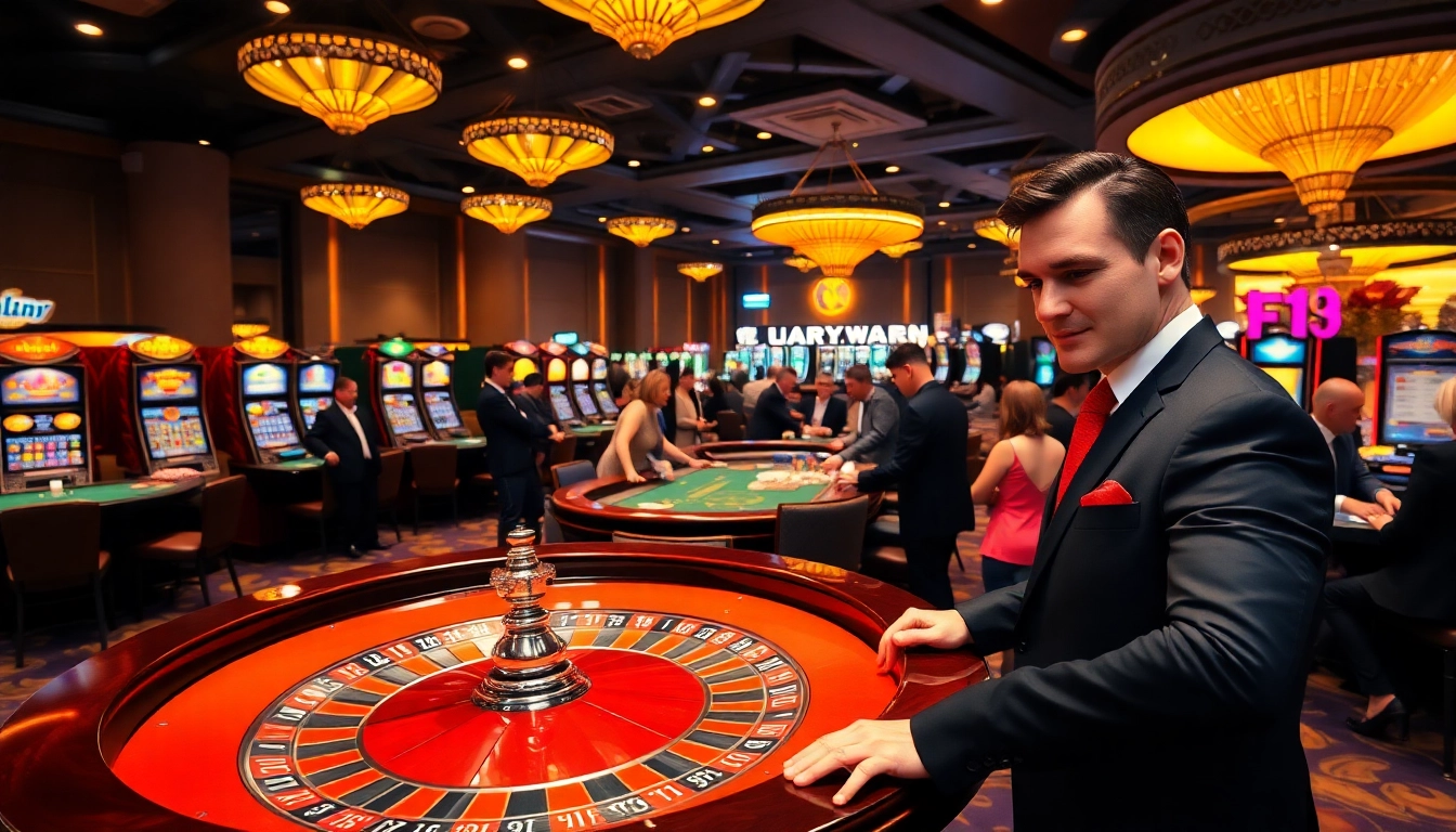 Experience the thrill of winning at F168 casino with vibrant roulette and poker action.