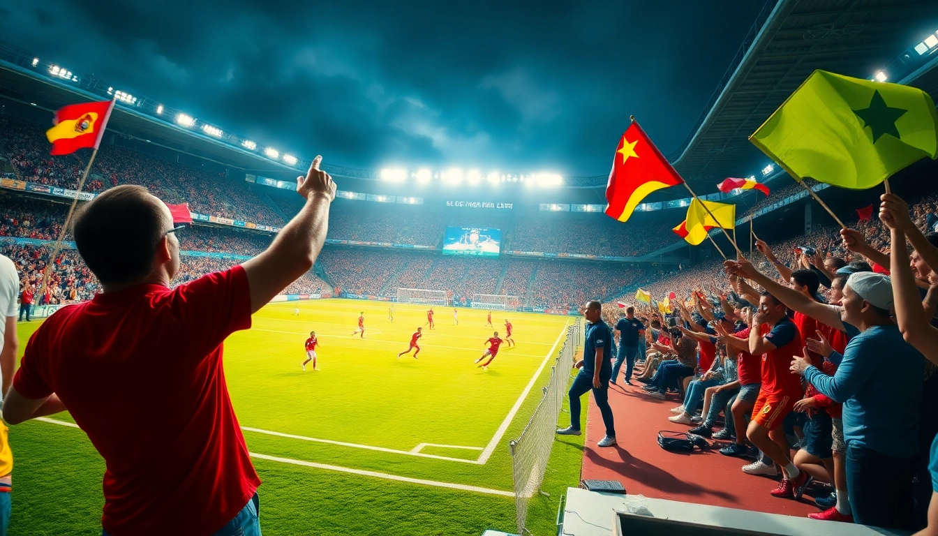 Experience the thrill of Trực tiếp bóng đá as players compete live in an electrifying stadium atmosphere.