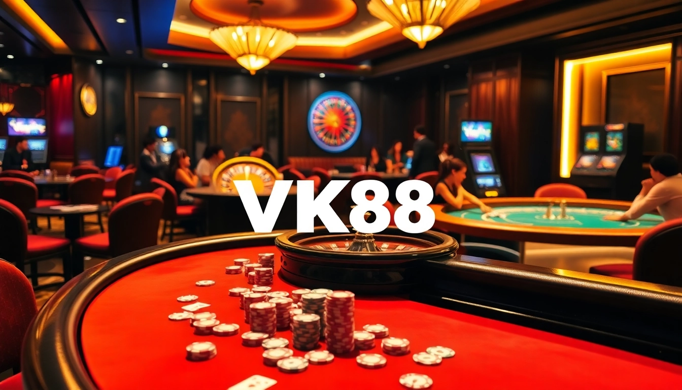 Join the thrill at VK88 with engaging casino tables filled with excitement and winning opportunities.