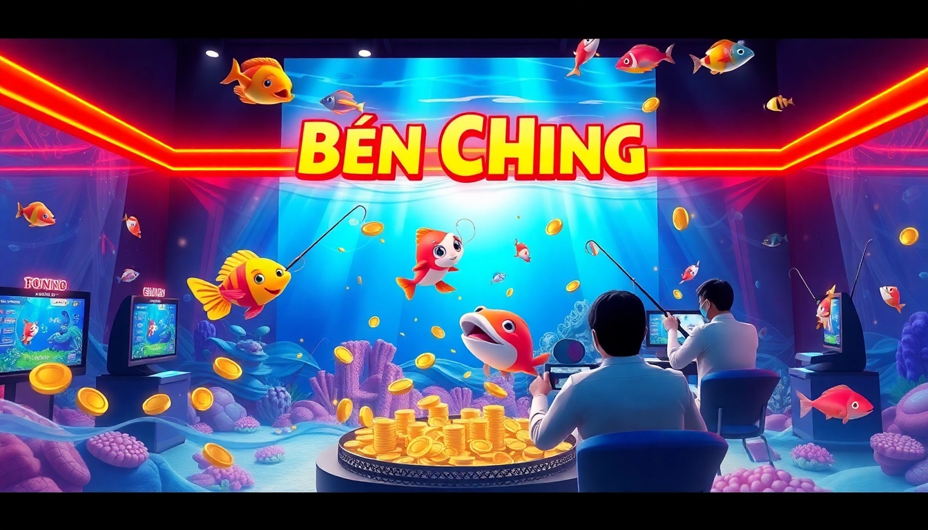 Bắn cá đổi thưởng - Captivating players in an exciting underwater casino environment.
