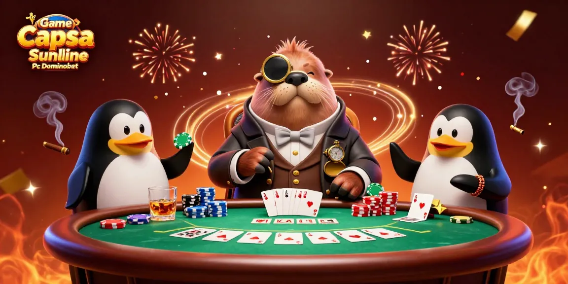 Experience thrilling gameplay with Game Capsa Susun Online Pc Dominobet featuring unique characters and vibrant casino elements.